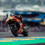 DNF for Brad as he falls in the French rain at Le Mans