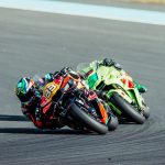 Brad finishes Motegi Sprint Race outside the points after late run-off