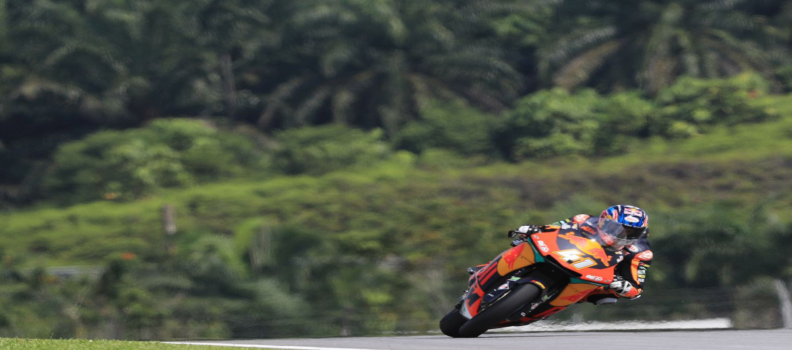 Third row start for Brad in Sepang